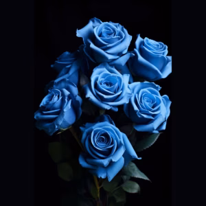 Rosas azules